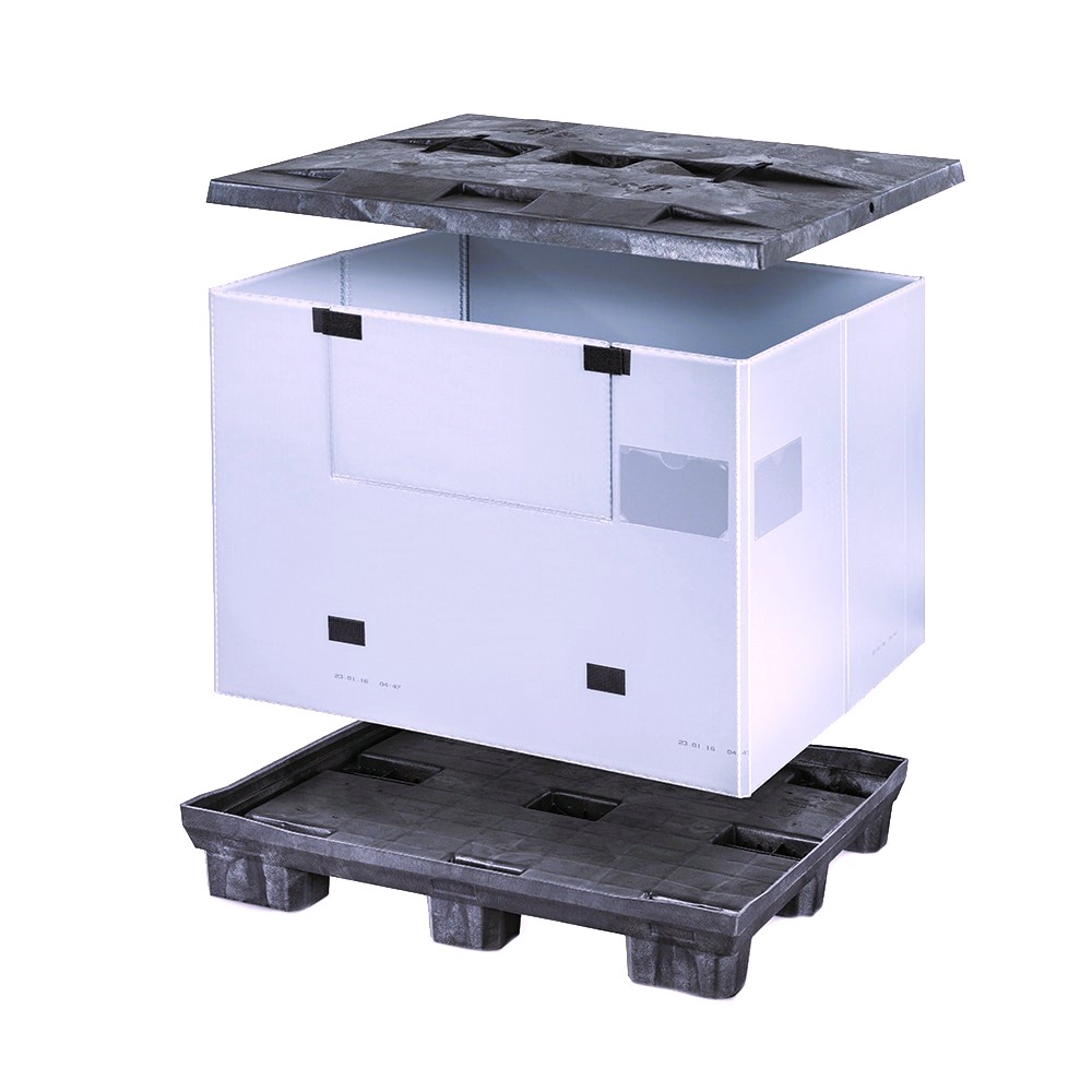 skrzyniopaleta z pokrywą - DANPLA